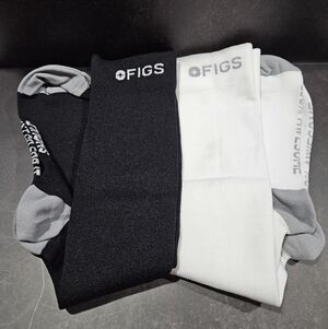 FIGS Compression Socks White Size Small Or Black Size Med